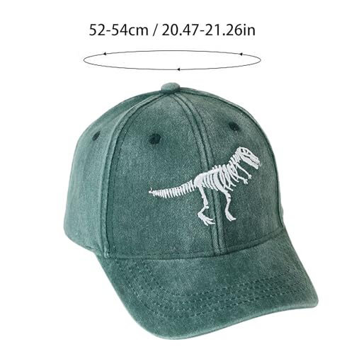 Toddler Dinosaur Hat Vintage Cartoon Embroidered Baby Boys Girls Baseball Caps Kids Spring Summer Sun Hats2