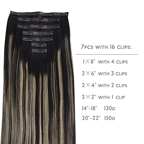 WENNALIFE Seamless Clip In Hair Extensions - Image 2