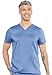 Med Couture Men’s Scrub Set V-Neck Top MC7477 & Straight Leg Pant with Ultra Soft, 2-Way Stretch, Easy Care Fabric MC7779, Ciel, XL Top/XL Pant