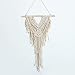 Ricdecor Dream catcher handmade traditional white feather dream catcher wall hanging car hanging decoration ornament Dia 5.9" (White)