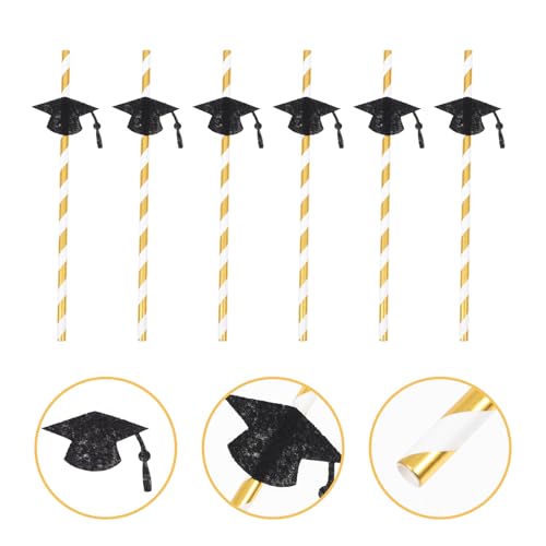Pitillos de papel desechables graduación 24 pcs miniatura 7