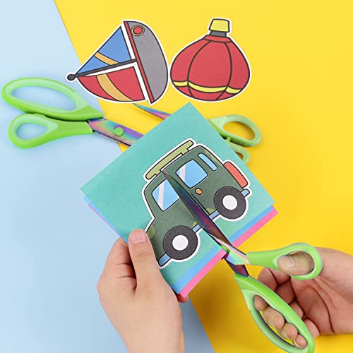 Titanium Scissors, Sharp Blades Shears, Rubber Soft Grip Handle, Multipurpose Scissors Set Great For Crafts, Sewing, Arts, Office, School And Home Supplies, 1 Set Of 3 Pack, Green #TOP5