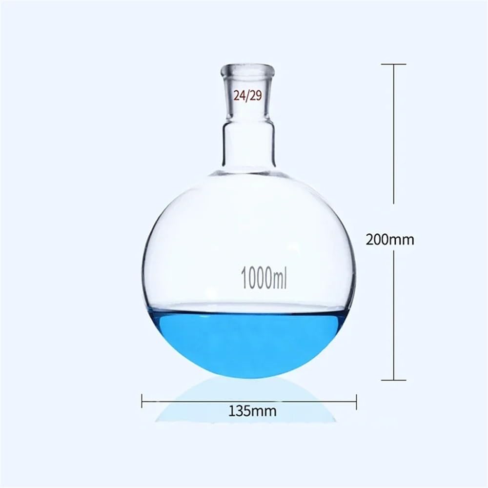 19/26 24/29 29/32 Joint 100/250/500/1000/2000 ml Boro. 3, szklana kolba okrągła podstawa laboratoryjne wyroby szklane eksperyment wyposażenie laboratoryjne