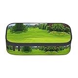 LKLDDPZB Vancouver Federmäppchen mit Golfplatz-Druck, hohe Kapazität, mehrlagiges Design, langlebige Oxford-Stoff-Konstruktion, vielseitige und organisierte Lösung für Ihre Schreibwaren und Zubehör,