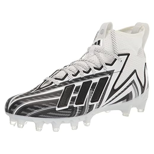 adidas Men's Freak 23 Sneaker, White/Black/White, 11