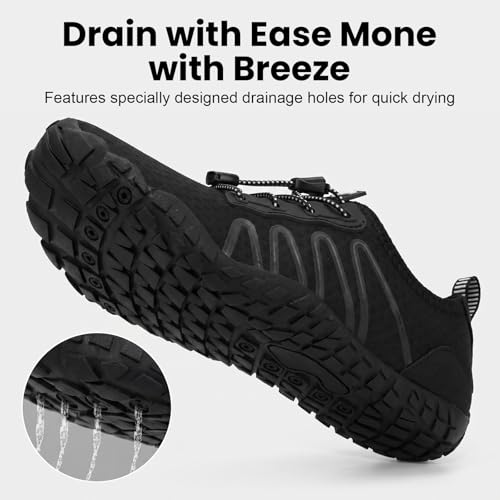 Image of Hike Barefoot Shoes Women Men Footwear, Wide Toe Box Water Shoes, Quick-Dry Zero Drop Comfortable & Non-Slip Pro Barefoot Beach Swim Minimalist Grounding Shoe for Walking Hiking