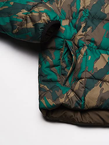 The North Face Boys' Reversible Perrito Jacket, Evergreen Mountain Camo Print, L #TOP3