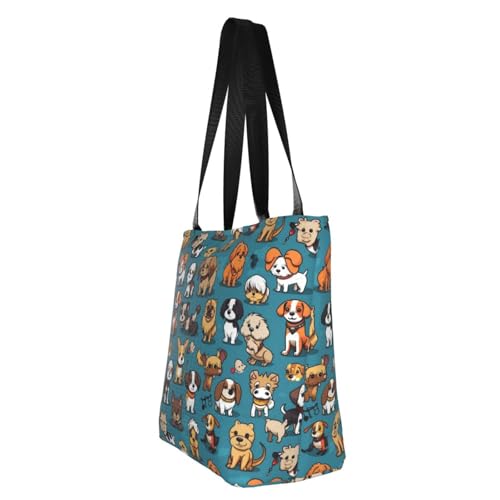 USA America Flag Basset Hound Dog Bags Shoulder Tote Bag Large Handbags for Women Suitable for Travel 13 Inches3