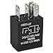 (Pack of 4) Fuel Pump Relay Replace Part for 4671168E 72472M - 12VDC, 20/10A, 5 Pins SPDT Automotive Relay AZ988-1CT-12DC1R