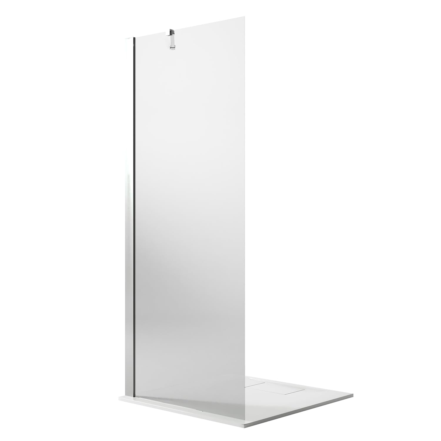 Idralite Pared de Ducha Walk In 40CM H190 Cristal Transparente con Tratamiento Antical Mod. Flip