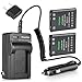Kastar Battery (2-Pack) and Charger Kit for Nikon EN-EL10 MH-63 work with Nikon Coolpix S60, S80, S200, S210, S220, S230, S500, S510, S520, S570, S600, S700, S3000, S4000, S5100 Cameras