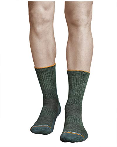 vitsocks Calcetines Senderismo Lana MERINO Antiampollas Hombre, Trekking Invierno Montaña, 2x pack: verde gris, 39-42 - imagen 10