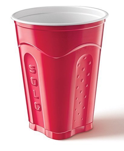 Solo Squared Red Cups, 18 Oz, 144 Count (144 Count, Red) - //coolthings.us