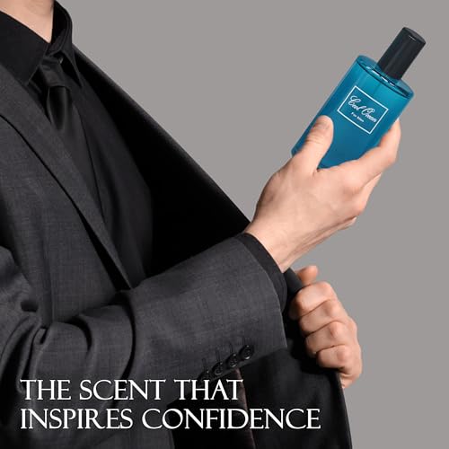 Image of AFLUXE 2PCS Valentine Milano /Cool Ocean Men Eau De Toilette for Men-Fresh,Romantic Scent Perfume for Men 3.4 Fl Oz Each Mens Cologne For All Skin Daily Used