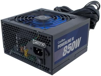 CoolBox Powerline3 850, Fuente de Alimentación PC 850W, ATX, 85% ...