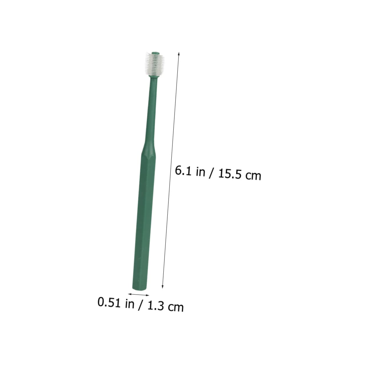 Sosoport 12pezzi Spazzolino Da Denti Per Animali Domestici Di Spazzolini Per Cani e Gatti Design Ergonomico Con Manico Antiscivolo Igiene Orale Completa Per Cuccioli e Gattini