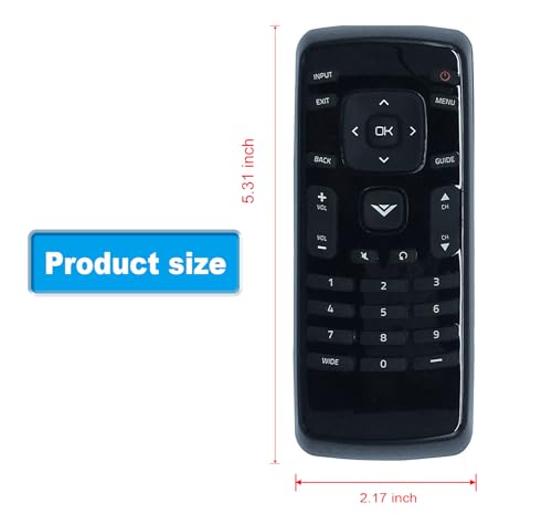 Image of New TV Remote XRT020 Fit for VIZIO LED HDTV D32hn-E0 D43n-E1 D32hn-D0 E280-B1 D32hn-E1 D39hn-E0 D60n-E3 D50n-E1 D28h-C1 D32h-C0 D32-D1 D24-D1 D24hn-D1 D40n-E3 D32hn-D1 D55n-E2 D32hnx-E1 E320-B2