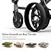 Wagon Stroller for 2 Kids, All-Terrain with Removable UV-Protection Canopy, Adjustable Push/Pull Handle, Snack Tray & Cup Holders, Perfect for Baby and Toddler（Khaki）