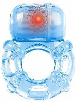 ANILLO PENE CON VIBRACION Y LUZ LED AZUL. : Amazon.es