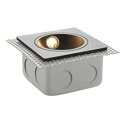 LED Lámpara de pared exterior 'Pordis' (Moderno) en Gris hecho de Aluminio (1 llama,) de Lucande | lámpara de pared empotrable para exteriores, aplique para pared exterior/fachada, para vivienda Cover
