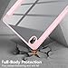 Hybrid Slim Case for Samsung Galaxy Tab S11 2025 11 Inch(SM-X736B/SM-X730), Ratesell Shockproof Cover with Clear Transparent Back Shell, with S Pen Holder ﻿ Pink