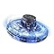 Hand-Controlled Flying Orb UFO Drone With LED Lights - Magic Levitating Ball Toy For Kids, Teens & Adults (Blue)