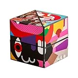 【頑丈で安全】ABSを採用しており、環境にも身体にも害がありません。よくデザインされた構造で、柔軟性と安定性があります。 【２in 1 マジックスターキューブ】この無限のキューブは、制限なく任意の方向に回転することができます。パズルキューブを簡単に2つの独立したキューブに変えることができ、それらを簡単に再結合できます。立方体の2つの層を展開して新しい形状を作成したり、それらを分離して2つの異なる立方体で遊んだりすることで、非常に楽しいものになります。 【知育玩具】世界基準配色のマジックスターキュ...