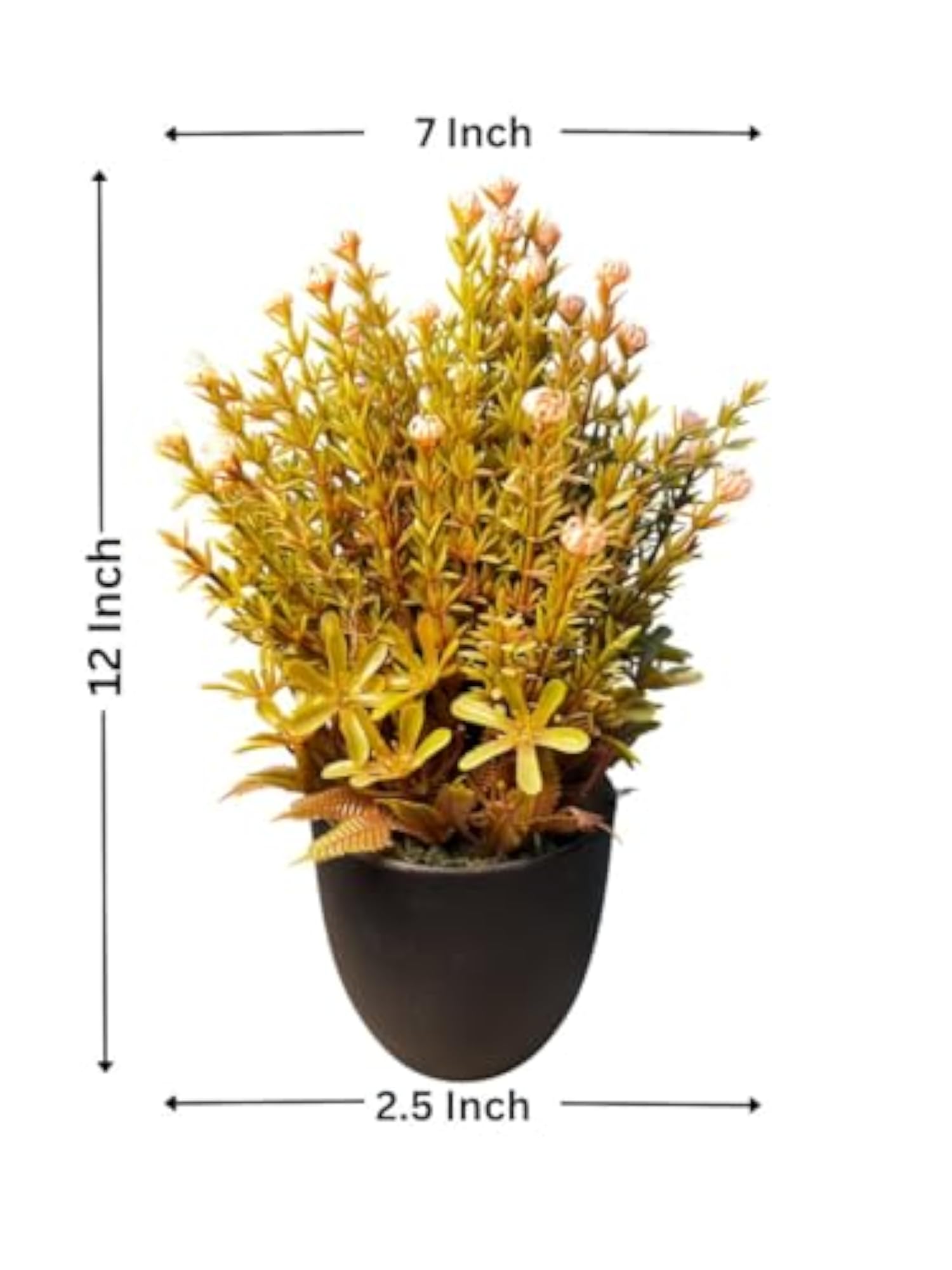 Artificial Bonsai Plant with Black Pot