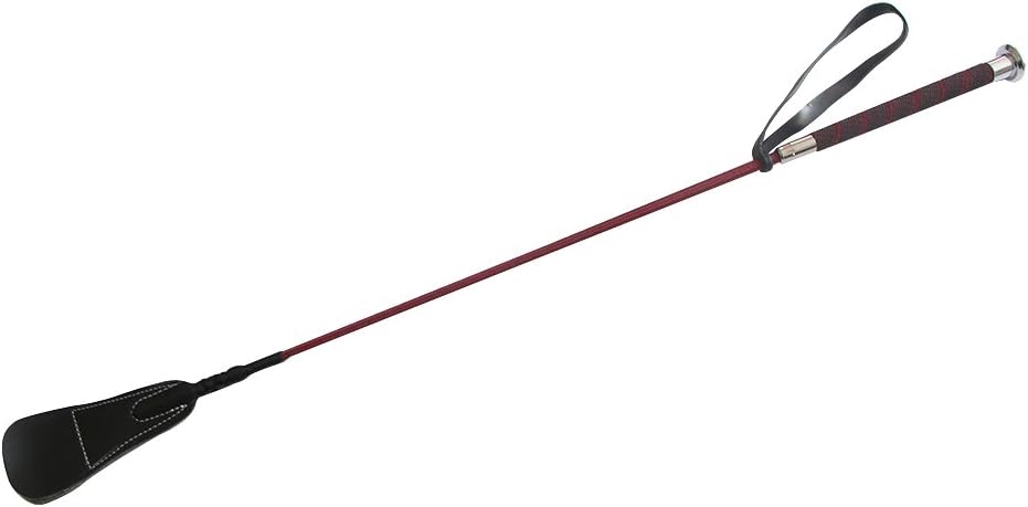 Red Game Equestrian Horse Riding Whips / Crops / Wrist Strap Riding Sticks with Loop Handle