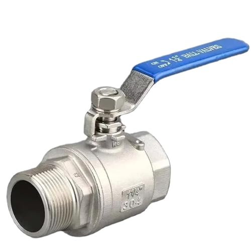Vanne à boisseau sphérique femelle 1-1/4 inox 316 passage intégral pour tuyauterie - 2