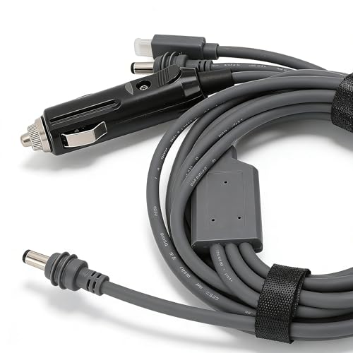 Câble 3 en 1 USB C et DC Zunate de 10 mètres pour mini alimentation