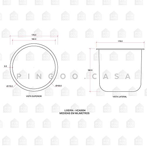 Cuba para Cozinha pia com Acessórios Inox Carajás Tábua De Corte e lixeira PIngoo.casa