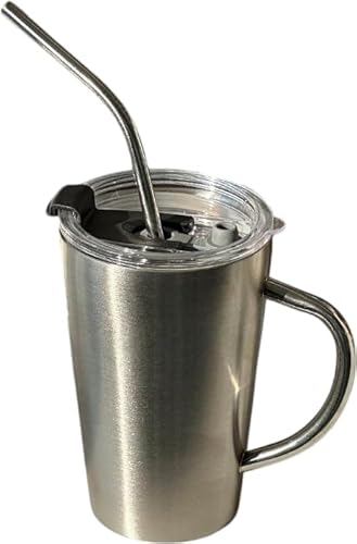 �}�O�J�b�v �^���u���[ �X�e�����X�}�O�J�b�v �ۗ� �ۉ� ��d�\�� ���n �X�g���[ & �W�t�� 350ml/500ml �R�[�q�[�J�b�v ������� �I�t�B�X/�A�E�g�h�A �j�����p (500ML,A-�J�b�v+�W+�X�g���[) [���s�A���i]