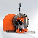 Hydraulic Wall Cutter for Concrete, Industrial Wall Saw with Adjustable Parameters for Demolition, Building Renovation, and Structural Modification Tasks