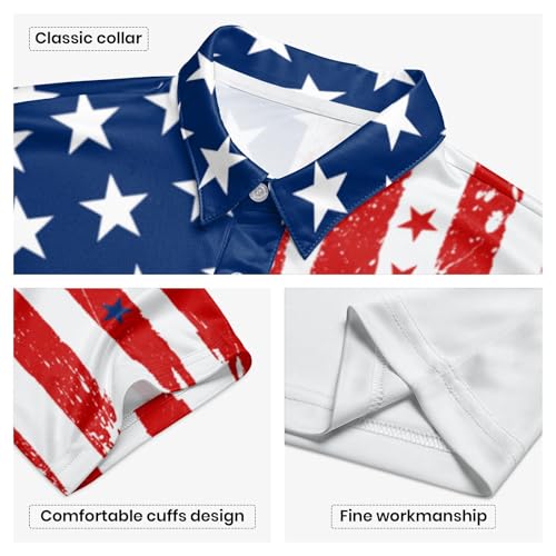 Camisetas polo para hombre, divertidas, de manga corta, secado rápido, para golf miniatura 5