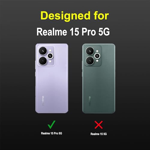 Image of Zapcase Back Case Cover for Realme 15 Pro 5G | Compatible for Realme 15 Pro 5G Back Cover | Liquid Silicon Magic Case with Camera Protection| Black