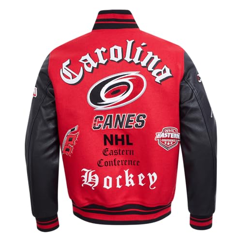 Image of Pro Standard Mens NHL Old English Varsity Jacket