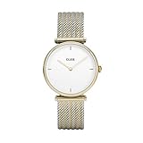 Material Uhrenarmband: Edelstahl Milanaise Silber/Gold