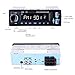 Autoradio Bluetooth,POMILE Radio Estéreo de Coche, Single DIN Radio de Coche (Bluetooth,...
