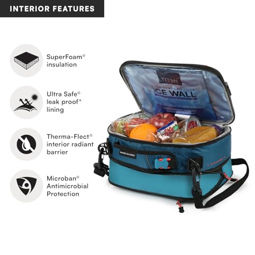 Image of Titan High Performance Fridge Cold Expandable Insulated Lunch Box - Blue