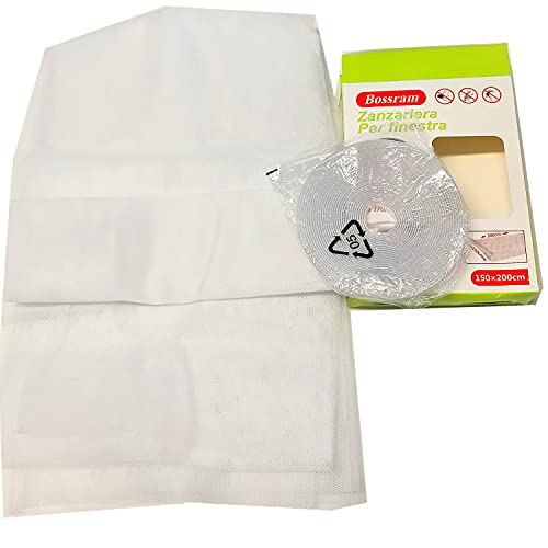 Herran Zanzariera per Finestra 150 X 200 cm Colore...