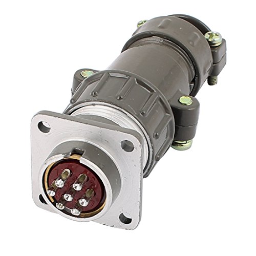 Conector eléctrico masculino para motor aviación P20K11Q 7 terminales miniatura 1