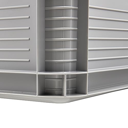 keeeper Transportbox, Stapelbar, Polypropylen, 45 l, Robert, Nordic Grey