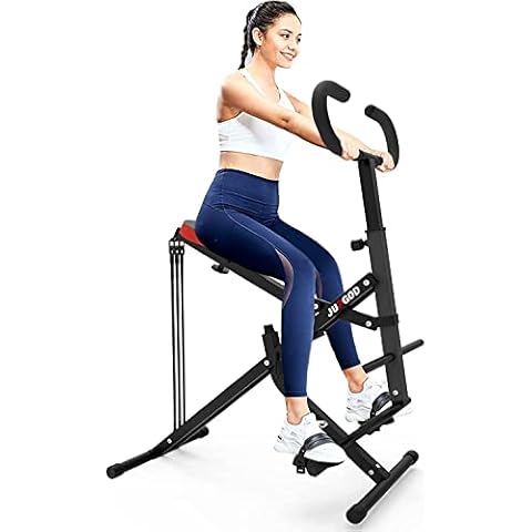 Jupgod Abdominal Workout Machine, Squat Trainer Rowing Machine Ab Booster Fitness Equipment Train Cardio Exercise Total Crunch at Home for Abs Arms Legs Back and Glutes Cover