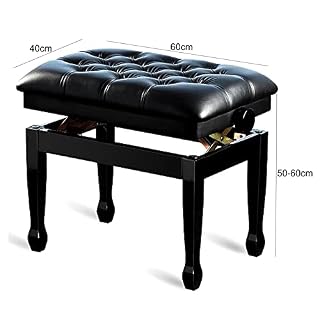 TEmkin Tabouret de Piano Solo Banc de Piano réglable Tabouret de Piano en Bois Moderne avec Coussin en Cuir rembourré Parfait pour Une Utilisation à Domicile - Les Beatles, Paul McCartney, John Lennon, RIngo Starr, George Harrison TEmkin Tabouret de Piano Solo Banc de Piano réglable Tabouret de Piano en Bois Moderne avec Coussin en Cuir rembourré Parfait pour Une Utilisation à Domicile – Image 5