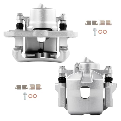 Image of SCITOO - Front Disc Brake Calipers Assembly with Bracket For Toyota For RAV4 2001 2002 2003 2004 2005 19B2688 19B2689