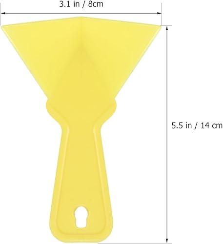 DOITOOL 20 piezas de herramientas de esquina para paneles de yeso de 5.5 x 3.1 pulgadas, espátula de esquina interior de plástico, espátula de