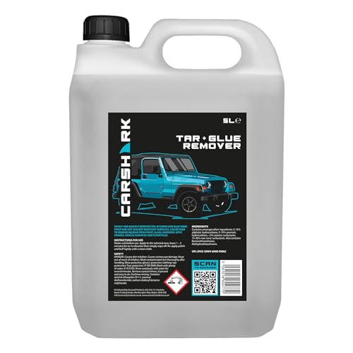 CARSHARK Tar and Glue Remover 5 Litre Spray, Fast Acting Formula, Removes Tar, Bitumen, Glue