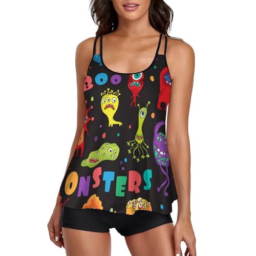 Bikini avec short anti frottement et robe cache-ventre pour masquer les rondeurs