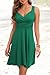 YUTILA Sommerkleid Damen V-Ausschnitt Ärmelloses Kleider Midi Blumenmuster Leicht Kleid Strandkleid